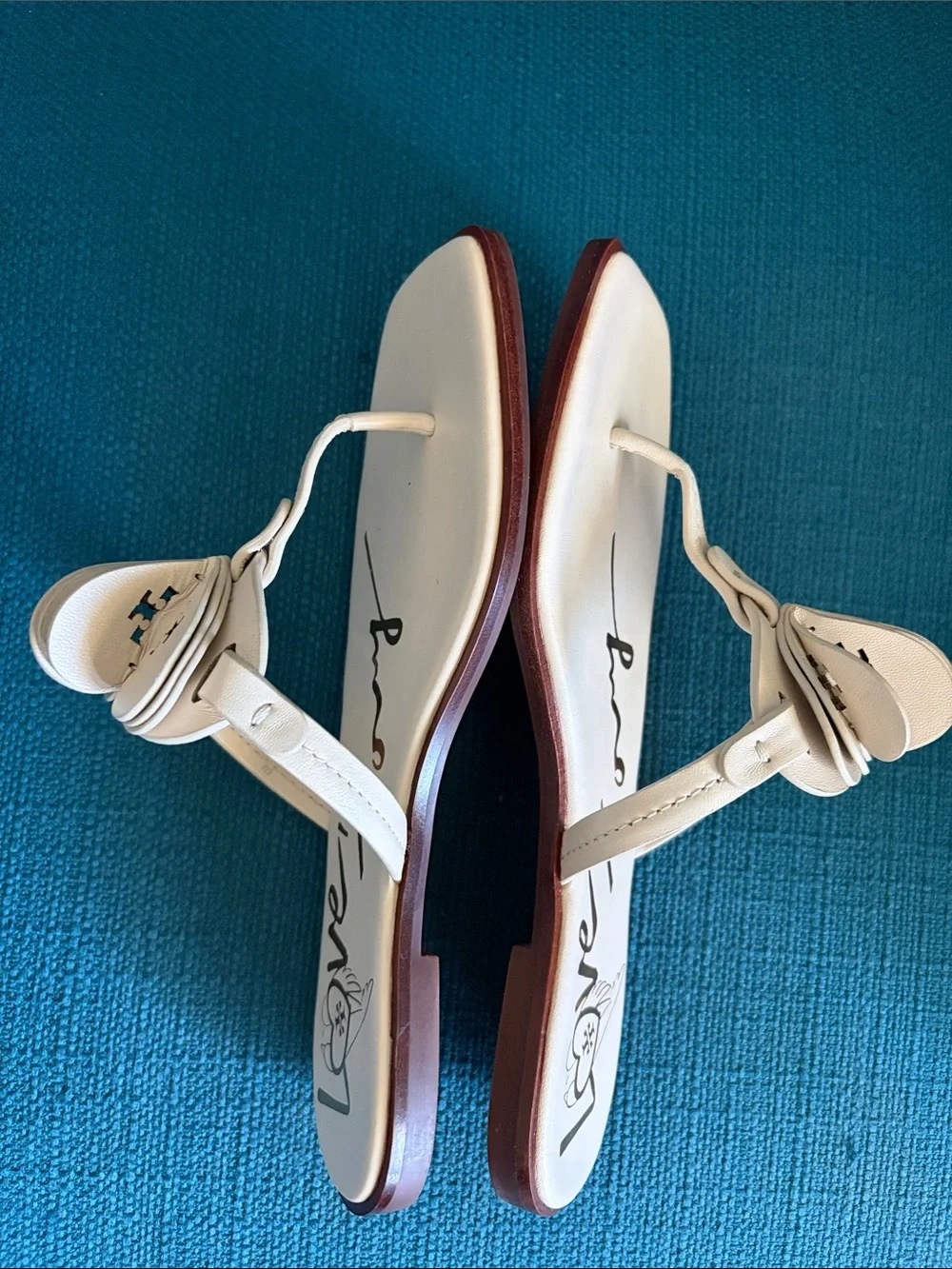 Tory Burch Heart Thong Sandals